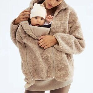 H&M Babywearing Sherpa Fleece Jacket NWT